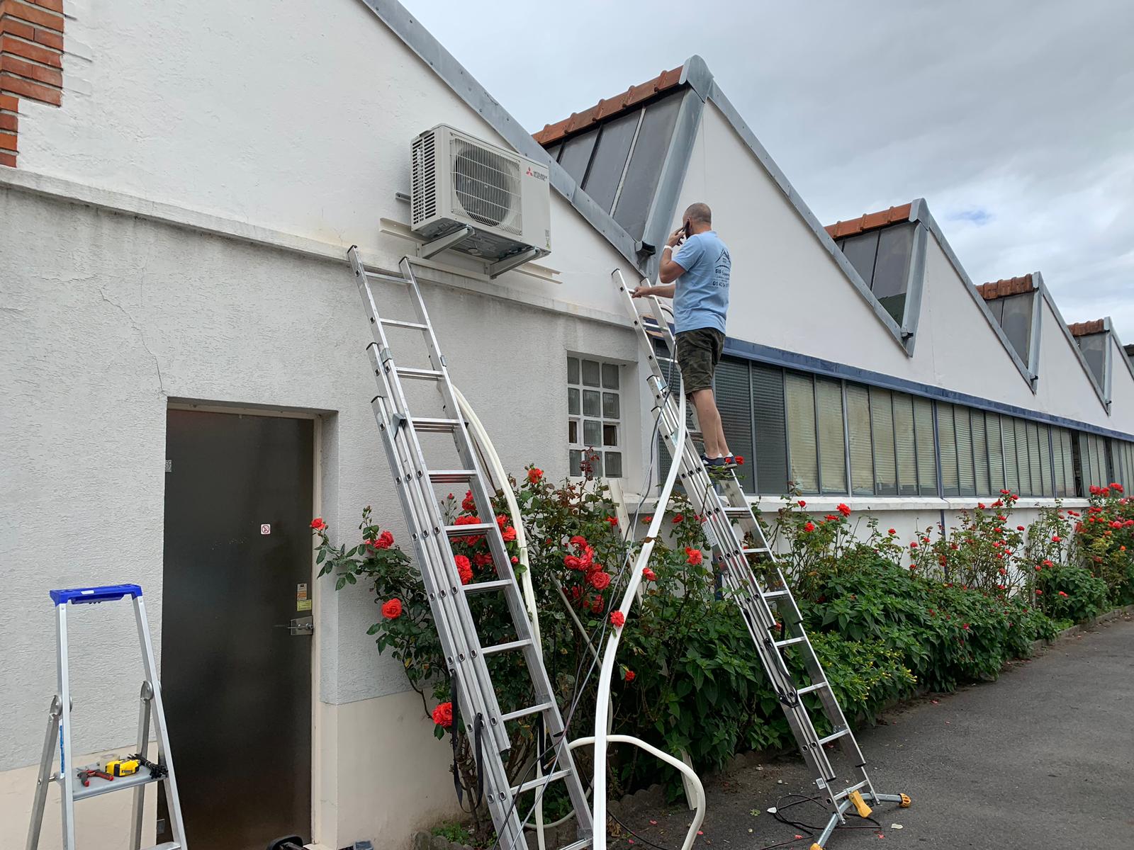 Installation de climatisation