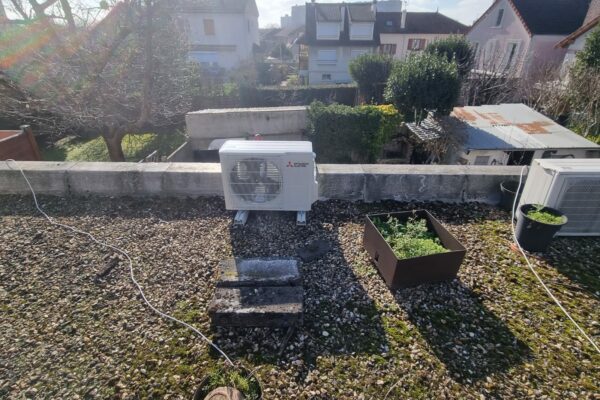 Pose pompe à chaleur Daikin à alfortville