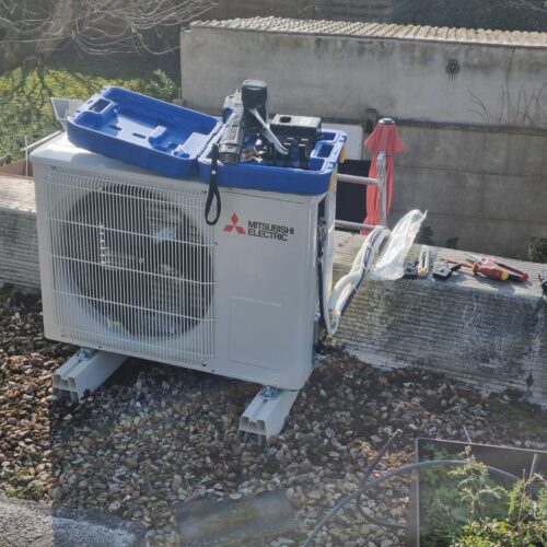 Pose pompe à chaleur Daikin à alfortville