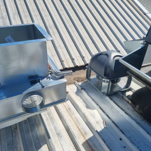 Remplacement d'une tourelle de ventilation -3