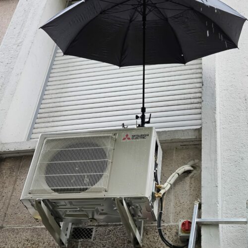 installation d'une pompe à chaleur MITSUBISHI dans salle informatique à montrouge