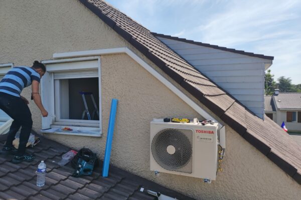 Installation d'une pompe à chaleur